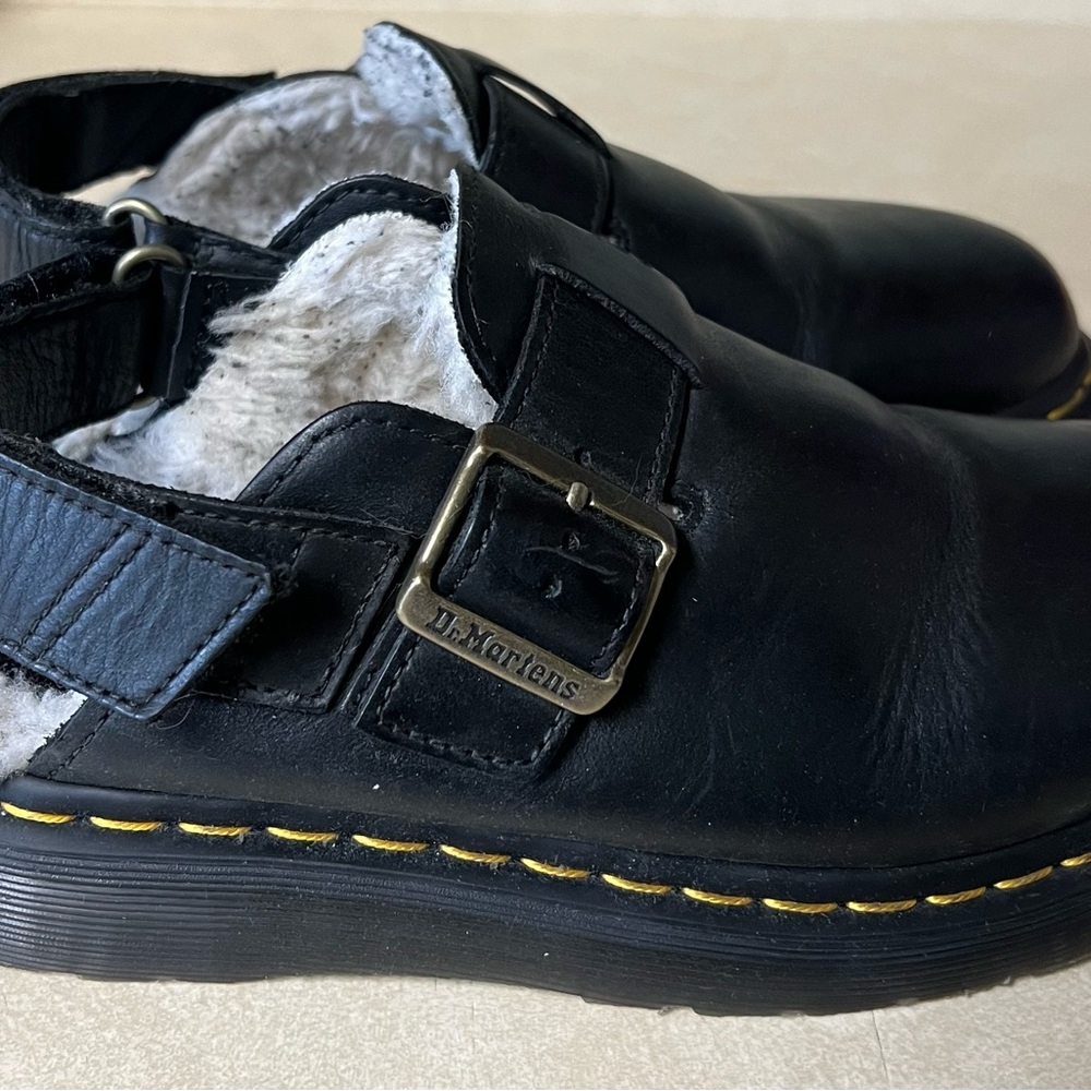 Dr Martens Jorge II fur lined mules